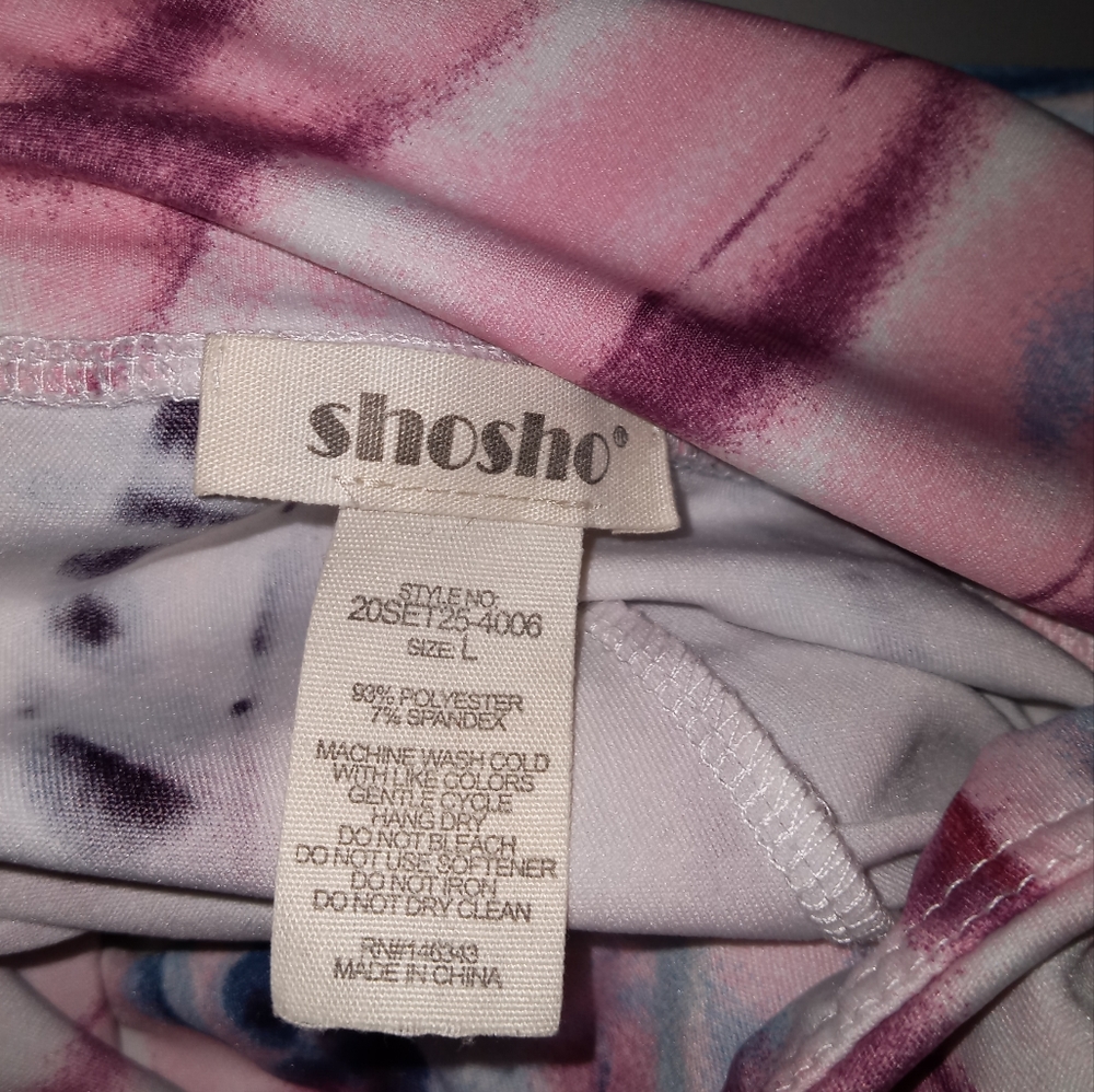 New tie dye bike shorts size large - Picture 3 of 3